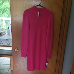 NWT Jessica Simpson Pink Long Sleeve Dress